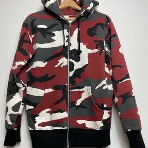 Supreme fw13 snow camo small box logo sweatshirt